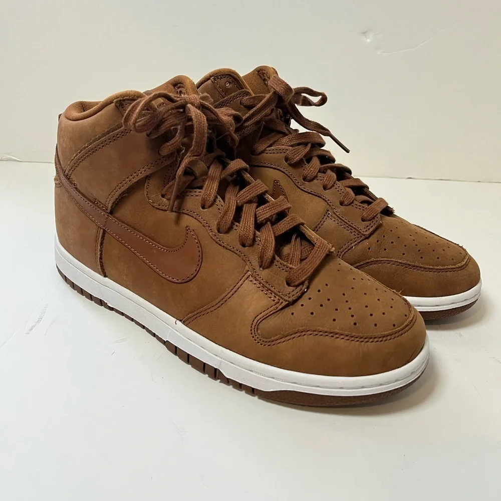 Nike Dunk High Premium Women's Sneakers Pecan Size 8.5